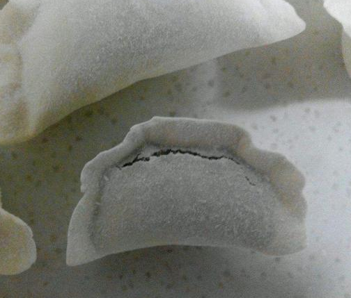 餃子機做出來的餃子一凍就裂，怎么回事？